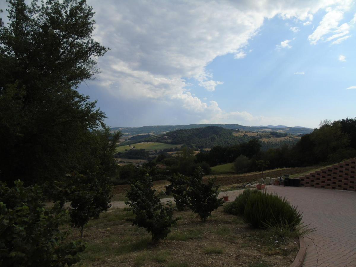 Agriturismo Camera Rosa 托迪 外观 照片